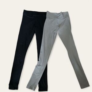 🚵‍♂️ Forever 21 Womens Black and Green Leggings Set Sz S